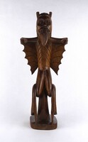 1U975 Régi afrikai törzsi fa totem szobor fafaragás 41.5 cm