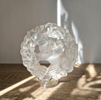 Lalique Francia békegalamb koszorúban