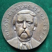 Soltra Elemér: Deák Ferenc 1803-2003, bronz érem