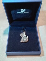 SWAROVSKI ÉKSZER MEDÁL KUTYA DOBOZÁBAN