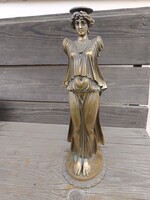 38 cm bronz Empire vagy art deco asztali kínáló talp