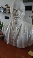Hatalmas  régi LENIN porcelán büszt 76X80CM sérüléssel