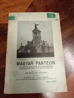 Magyar Panteon 1927-es ,Kerepesi úti temető helyszínrajzával