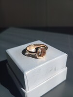 Arany gyűrű 14k gyémánttal