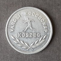 Városi kocogónap Kőszeg érem