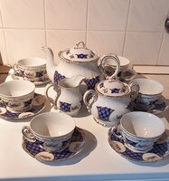 Zsolnay Marie Antoinette 6 személyes új Teáskèszlet eladó