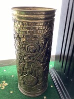 Angol sárgaréz esernyő ,sétabot tartó az 1900-as évekből.