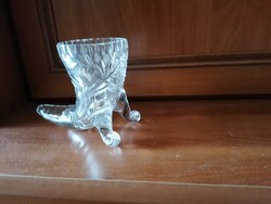 Kristály üveg különleges dísz, hibátlan
