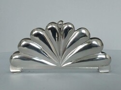 Ezüst art deco szalvéta tartó