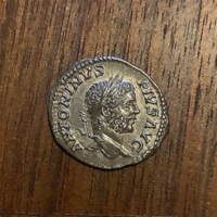 Caracalla ezüst denár, AD 209, Roma -2,72gr, 17-19mm átmérő. Nagyon szép!