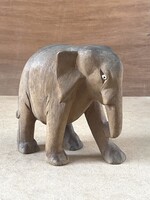 FARAGOTT FA ELEFÁNT SZOBOR AGYARAK NÉLKÜL