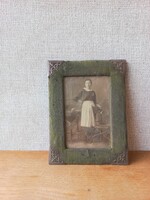 Régi fotó textil keretben