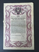Austria - Various Denominations Kronen Bond - Foreign Bonds. 1922.
