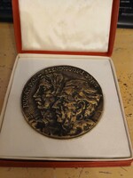 Bugát Pál és Szentágothai János 1990 bronz érem