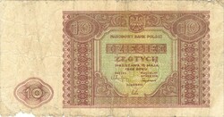 10 zloty zlotych 1946 Lengyelország 2.