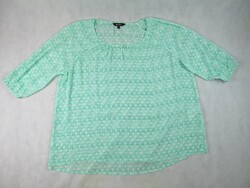 EREDETI ULLA POPKEN (2XL / 3XL) 3/4-ES UJJÚ NŐI KÖNNYED VÉKONY FELSŐ
