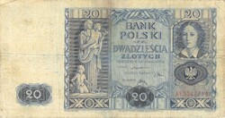 20 zloty zlotych 1936 Lengyelország 2.