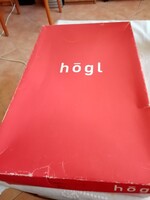 Högl fekete női bőrcsizma 42-es méret. Új