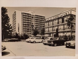 Régi képeslap Balatonszéplak, Hotel Interpress SZOT üdülőszálló