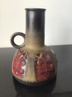 Retro kerámia váza16cm.