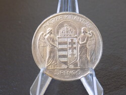1939 Horthy Ezüst 5 Pengő!
