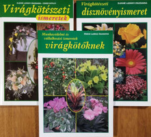 Virágkötészeti dísznövényismeret + Virágkötészeti ismeretek + Munkavédelmi és vállalkozási ismeretek virágkötőknek (3 kötet) - Elekné Ludányi Zsuzsanna - Császi Katalin