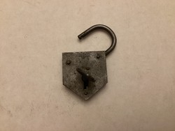 Antique small iron padlock.