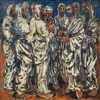 Monostori Moller Pál (1894 - 1978) József Testvérei 1950 Nemzeti Szalon kiállí Eredeti Garanciával!