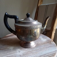 Szép régi ezüstözött kávés kanna/kiöntő (16,5x22,5x13,5 cm)