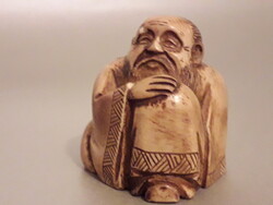 Japán netsuke figura szobor rezin? csontpép?