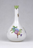 1U413 Viktória mintás fehér Herendi porcelán váza 13 cm VBO