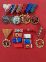 KÁDÁRKORSZAK FEGYVERES TESTÜLETI KITÜNTETÉSEK