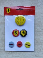 Ferrari badges from the museum