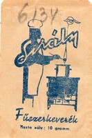 Zacskó, tasak: "Sirály" fűszerkeverék. (reklám)