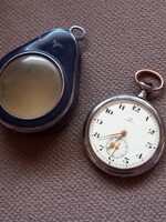 Omega RITKA Fegyveracél-Króm tokos Pontosan működő Zsebóra Acél Védőtok