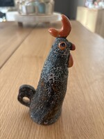 Kertész Klára kakas jelzett 16cm