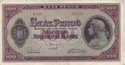 100 pengő 1945 4. alacsony sorszám