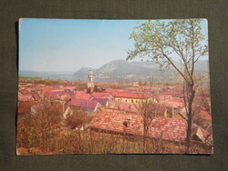 Képeslap,Nagymaros,Dunakanyar,Városi látkép,részlet, 1975-