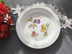 Gyönyörű angol Royal Worcester Evesham sütőtál, pite sütő, torta sütő