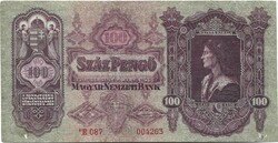 100 pengő 1930 csillagos 4. alacsony sorszám