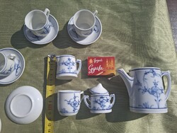 Baba, játék, porcelán teás vagy kávés készlet babaházba - jelzetlen