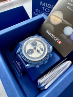 OMEGA óra,Omega X Swatch Mission to Moonphase óra + doboz,papírok