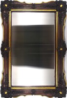 1U528 Antik aranyozott Blondel keretes álló tükör 92.5 x 63.5 cm