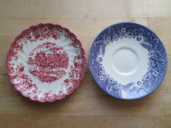 2 db angol porcelán alátét csészéhez 14 - 14,5 cm