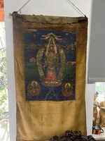 Antik buddhista tibeti thankgka, keleti, ázsiai, japán, kínai