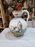 Régi francia porcelán kancsó