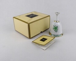 1U520 Apponyi mintás Herendi porcelán csengő csengettyű eredeti dobozában