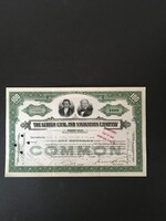 Amerika Lehigh Szén és Hajózási Részvénytársaság Részvénytanúsítvány 1938.