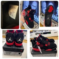 JORDAN 4 cipő,41-45. férfi cipő,saját dobozában,LIMITÁLT! 4 szín