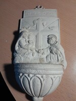 Régi szenteltvíztartó 22 cm hosszú jelzés nélkül.